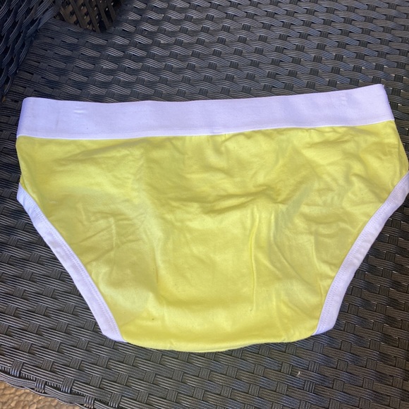 3 pairs brand new underwear Tinkerbell print and lime green colour size medium - Picture 8 of 9